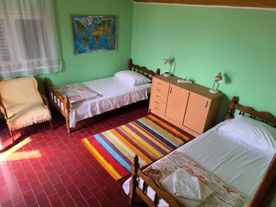 Krevet ili kreveti u jedinici u objektu Holiday Home für 3 Personen - 1 Kind ca- 68 m² in Žaboric- Dalmatien - Gespanschaft Sib by Interhome