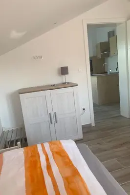 Kuhinja ili čajna kuhinja u objektu Apartment Appartment mit Pool by Interhome