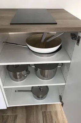 Kuhinja ili čajna kuhinja u objektu Apartment Bella Casa Srima Premium by Interhome