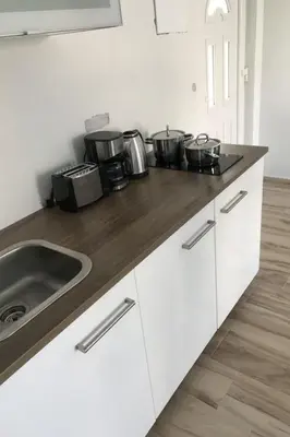 Kuhinja ili čajna kuhinja u objektu Apartment Bella Casa Srima Premium by Interhome
