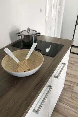 Kuhinja ili čajna kuhinja u objektu Apartment Bella Casa Srima Premium by Interhome