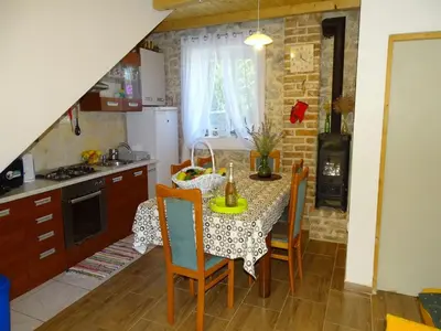 Kuhinja ili čajna kuhinja u objektu Holiday Home Landhaus Kostela by Interhome