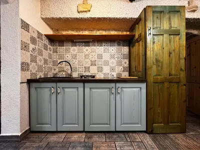 Kuhinja ili čajna kuhinja u objektu Apartment Lieber Himell 1 by Interhome
