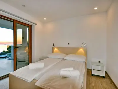 Krevet ili kreveti u jedinici u objektu Holiday Home Charmante und luxuriöse Villa La Casa del capitano by Interhome