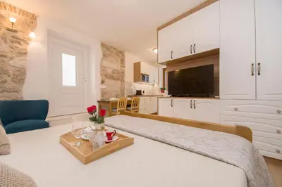 Kuhinja ili čajna kuhinja u objektu Apartment Shibenik Redemption