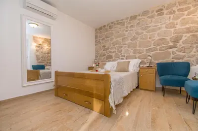 Krevet ili kreveti u jedinici u objektu Apartment Shibenik Redemption