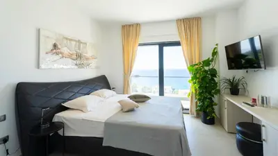 Krevet ili kreveti u jedinici u objektu Villa Infinity View by Villas Guide