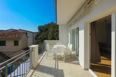 Balkon ili terasa u objektu Apartments by the sea Grebastica, Sibenik - 23955