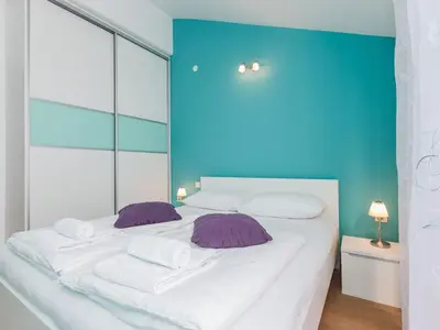 Krevet ili kreveti u jedinici u objektu Holiday Home Strandnahes Ferienhaus mit Garten in Ražanj by Interhome