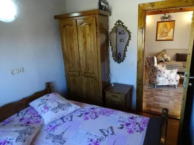 Krevet ili kreveti u jedinici u objektu Holiday Home Anita 1 mit Pool by Interhome