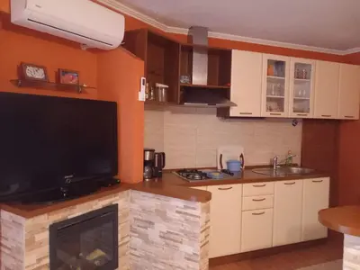 Kuhinja ili čajna kuhinja u objektu Apartment Gemütliche Ferienwohnung mit Terrasse by Interhome
