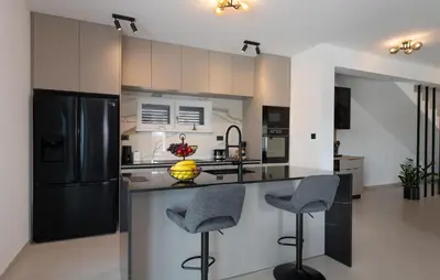 Kuhinja ili čajna kuhinja u objektu Pet Friendly Home In Pakovo Selo