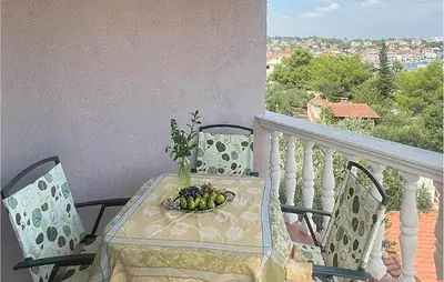 Balkon ili terasa u objektu Nice Apartment In Jezera With House Sea View