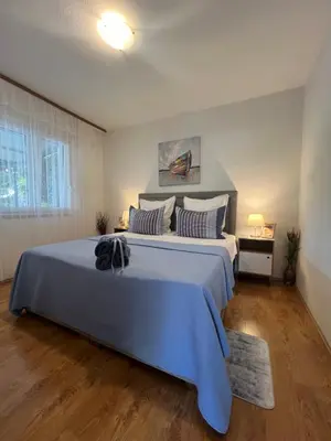 Krevet ili kreveti u jedinici u objektu Sunny apartments right by the sea