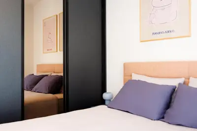 Krevet ili kreveti u jedinici u objektu Aeris Apartment
