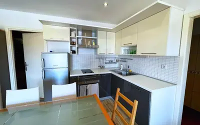 Kuhinja ili čajna kuhinja u objektu Plavi Val Apartments