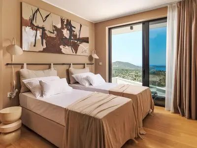 Krevet ili kreveti u jedinici u objektu Villa Five K by Interhome