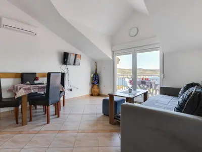 TV i/ili zabavni centar u objektu Apartment Beach Vibes-3 by Interhome