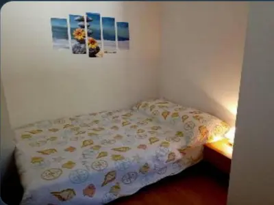 Krevet ili kreveti u jedinici u objektu Apartments Bla a - Duplex Two Bedroom Apartment