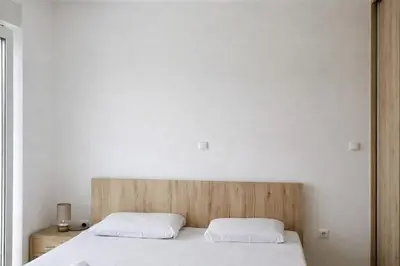 Krevet ili kreveti u jedinici u objektu Blue Horizon Apartment by Litto