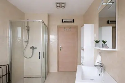 Kupaonica u objektu Blue Horizon Apartment by Litto