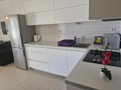 Kuhinja ili čajna kuhinja u objektu Apartment Slanica Beach Escape