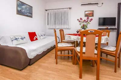 Krevet ili kreveti u jedinici u objektu Apartments Mirta