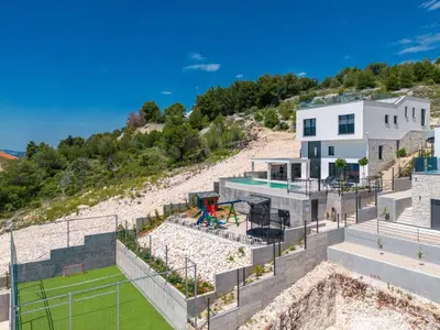 Tlocrt objekta Holiday Home Ferienvilla Villa Grc mit Infinity Pool by Interhome