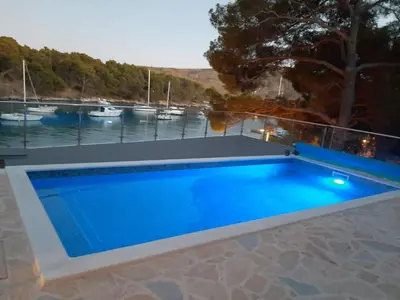 Tlocrt objekta Apartment Aurea 3 Modernes Apartment direkt am Meer by Interhome