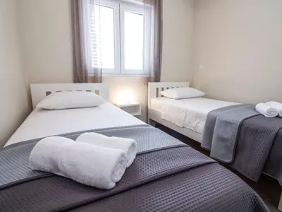 Tlocrt objekta Apartment Aurea 3 Modernes Apartment direkt am Meer by Interhome
