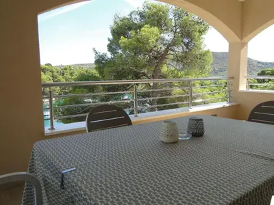 Tlocrt objekta Apartment Aurea 3 Modernes Apartment direkt am Meer by Interhome