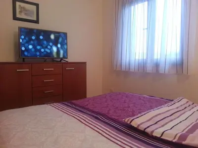 Krevet ili kreveti u jedinici u objektu Apartment in Dvornica mit Gepflegtem Garten by Interhome