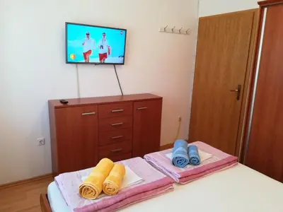 Krevet ili kreveti u jedinici u objektu Apartment Appartement mit überdachter Terrasse by Interhome