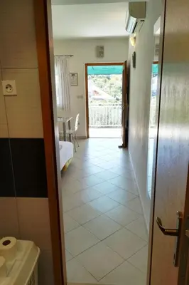 Kupaonica u objektu Apartment Appartement mit überdachter Terrasse by Interhome