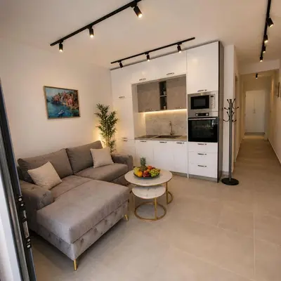 Kuhinja ili čajna kuhinja u objektu Gold Star Apartments