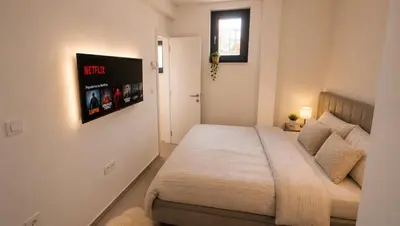 Krevet ili kreveti u jedinici u objektu Gold Star Apartments