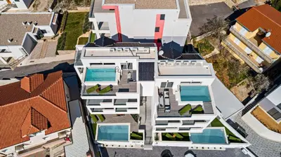 Bazen u objektu Apartments Aquarelle Primošten apt no 2 and 4 ili u blizini