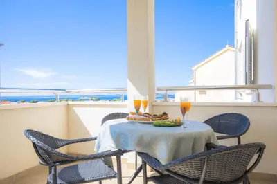 Balkon ili terasa u objektu Apartments Fabijan