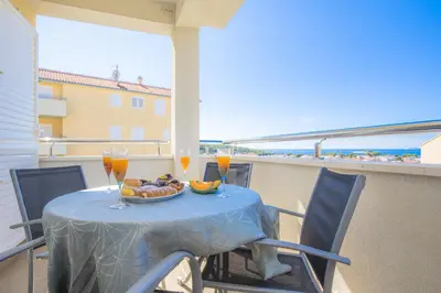 Balkon ili terasa u objektu Apartments Fabijan