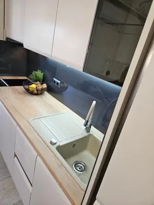 Kuhinja ili čajna kuhinja u objektu Apartment Zoran seaview