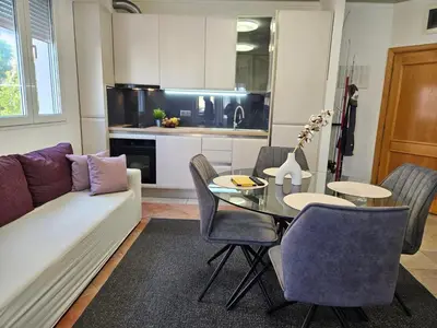 Kuhinja ili čajna kuhinja u objektu Apartment Zoran seaview