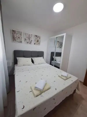 Krevet ili kreveti u jedinici u objektu Apartman J&M