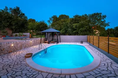 Bazen u objektu My Dalmatia - Villa Manda Adriatic with Private Heated Pool ili u blizini