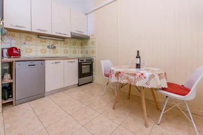 Kuhinja ili čajna kuhinja u objektu Beachfront Apartments Lozica
