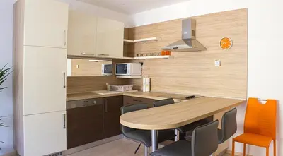 Kuhinja ili čajna kuhinja u objektu Luxurious Mediterranean Apartment NEVA