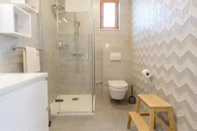 Kupaonica u objektu Apartment Complex 50 Meters To The Sea