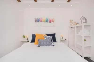 Krevet ili kreveti u jedinici u objektu Apartment Skatula Skradin