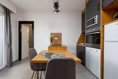 Kuhinja ili čajna kuhinja u objektu Quiet Bay Getaway Apt Mona 2 4 and 6