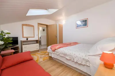 Krevet ili kreveti u jedinici u objektu Apartments Skriveni Dvori