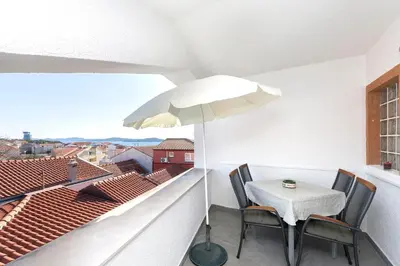 Balkon ili terasa u objektu Apartments Skriveni Dvori